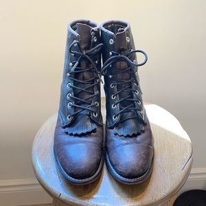Western Leather Two Toned Laredo Boots